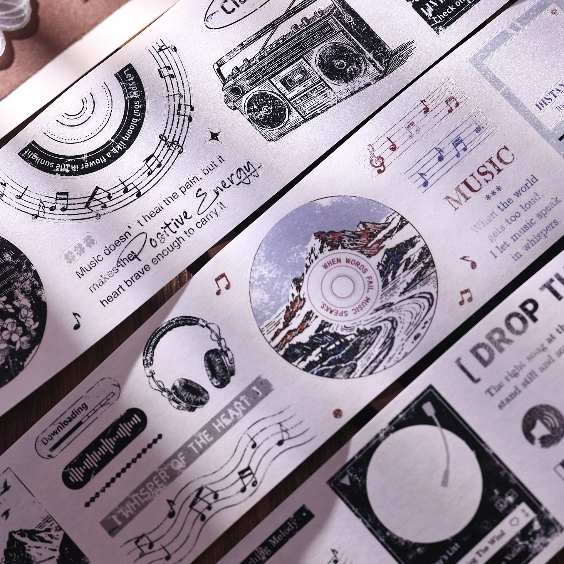 XiaoBaiJia Studio Vintage Retr - Washi Tape Set ulasan dan harga