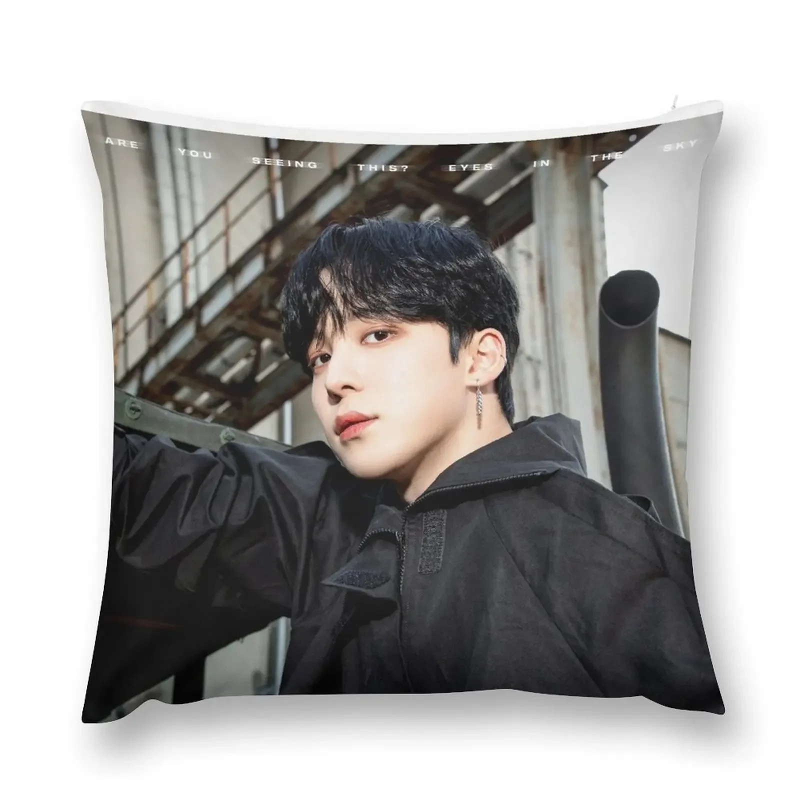 ATEEZ YUNHO THE WORLD EP.1 : MOVEMENT GUERRILLA Throw Pillow Throw Pillow luxury decor Sofa Decorative Covers pillow