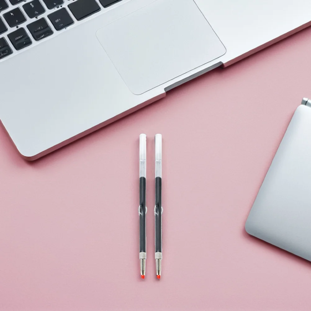 50Pcs Gel Ink Pen Refills Black Ink Smooth Writing Beadable Pen Refills for School Office Note Taking Black Beadable Pens