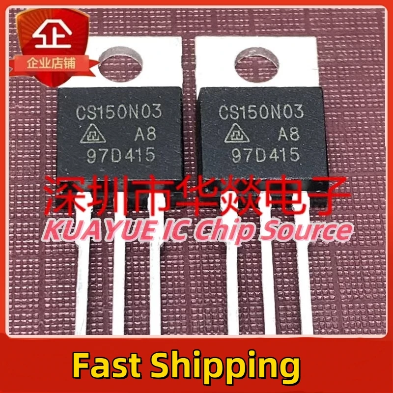 10PCS-30PCS   CS150N03  TO-220  30V  150A  Fast Shipping Quality Guarantee