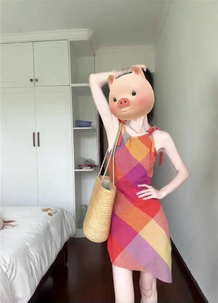 فساتين نسائية فستان كاواي شتوي من الصوف برقبة واقفة على الوجهين بأزرار على شكل حرف a منقوشة للأعمال Preppy أنيق رسمي مثير #6