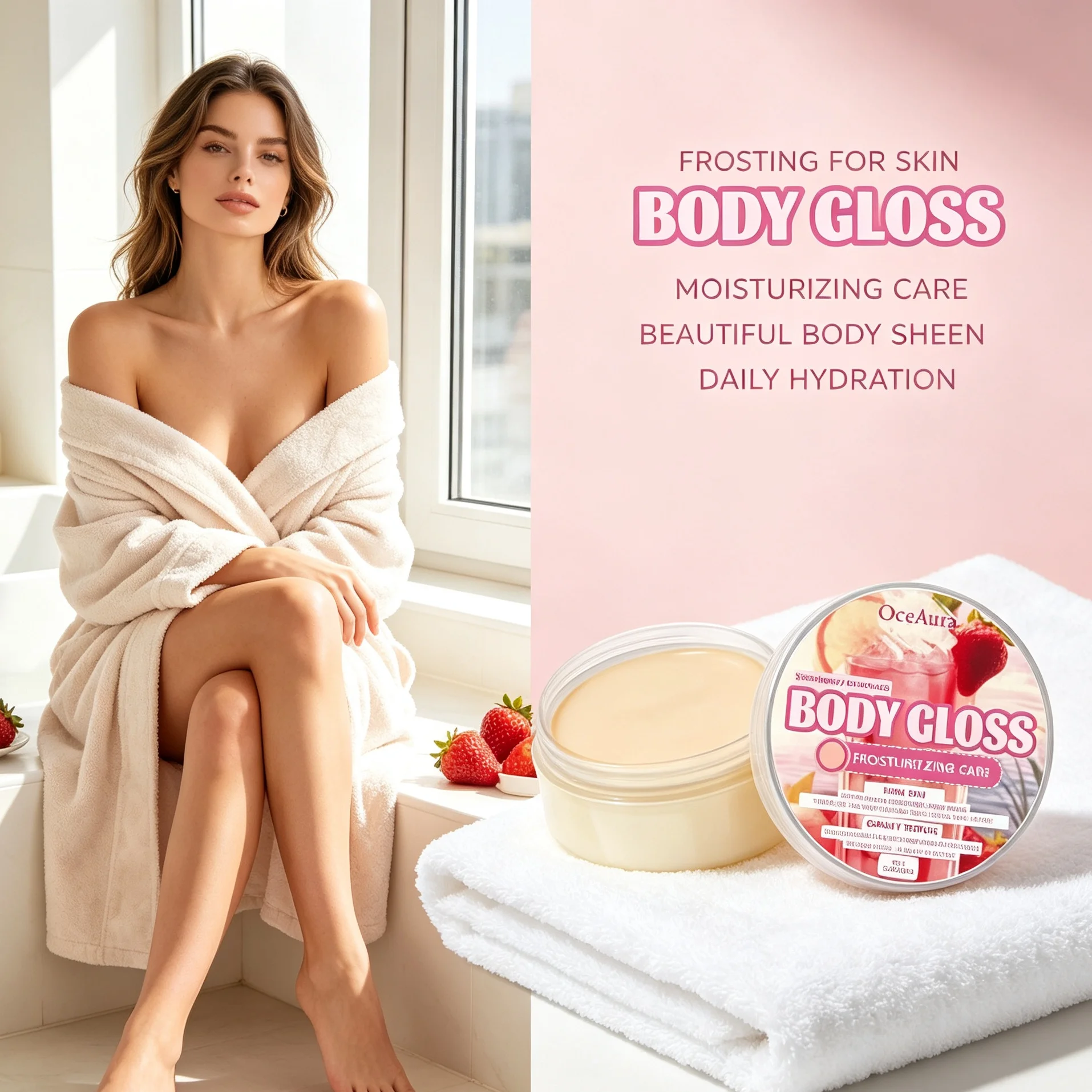 Deep Moisturizing Body Balm 24H Hydrating Repair Rough Dry Skin Non Greasy Whole Body Nourishing Cream For Dry Skin