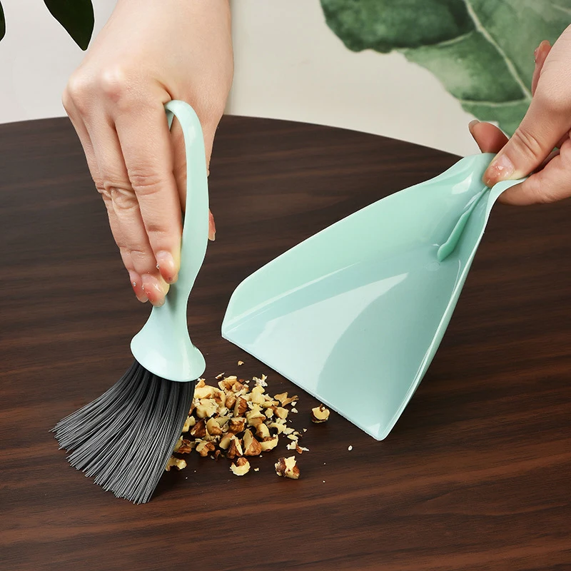 Mini Broom Dustpan Set Desktop Clean Brush Keyboard Drawer Corner Clean Tool Household Gap Cleaning Brush Tools