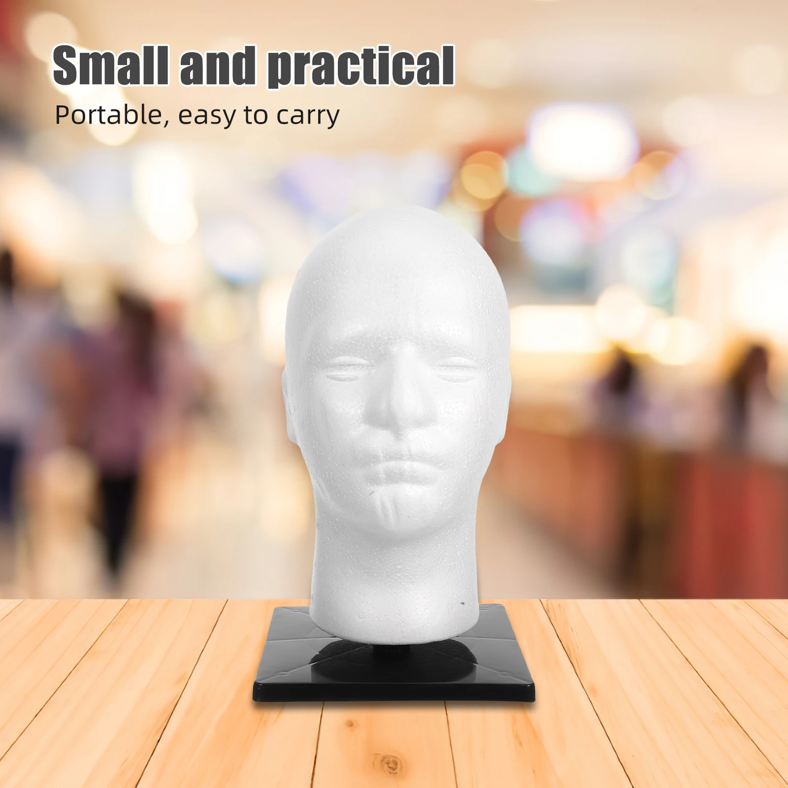 

Foam Head Mold Glasses Display Stand Holder Mannequin Cosmetics Hat Men's