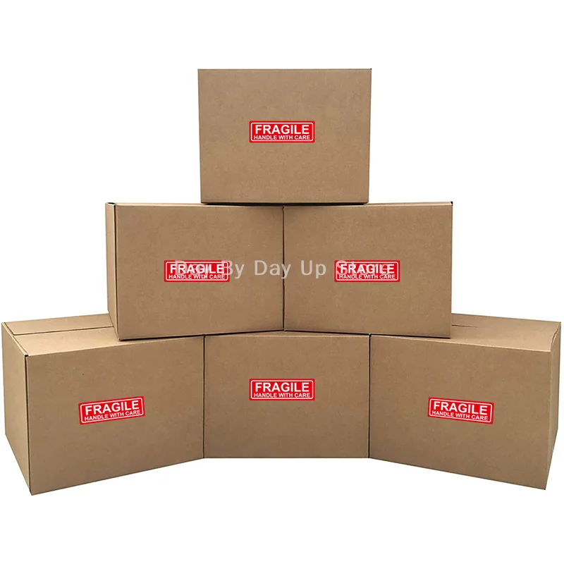 

500PCS Fragile Stickers The Goods Please Handle With Care Warning Labels DIY Supplies