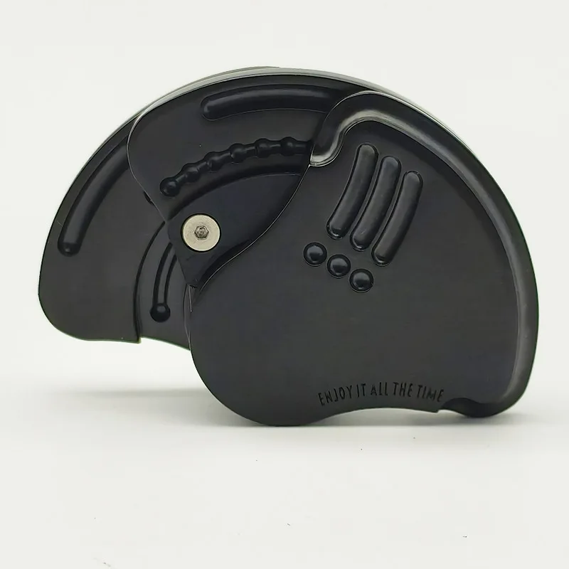 Metal Mechanical Slider Fidget Magnetic Push Card EDC Haptic Coin Ratchet Wheel Pushing Plate Sensory Stress Reducing Toys Men's