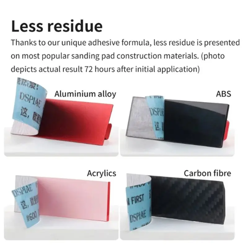 AB11-Sanding Paper Sanding Sponge Set For Modeler Hobby Building Tools DIY Sandpaper Sanding And Polishing XSP-800