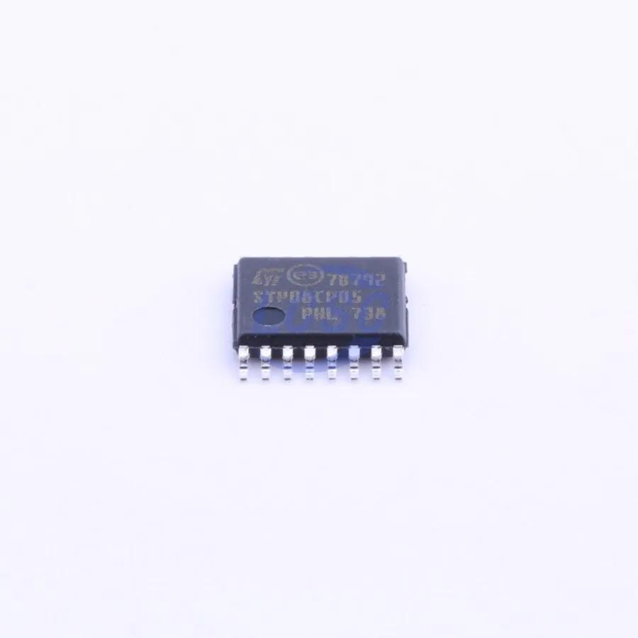 10Pcs/Original STP08CP05XTTR STP08CP05 20V 30MHz PWM 8Output Linear Shift Register 100mA 3V-5.5V HTSSOP-16-EP LED Drivers ICs