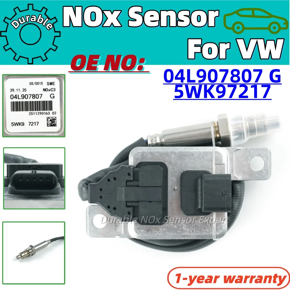 

04L907807G New Nox Sensor Nitrogen Oxide Sensor Fit for VW Caddy 1.6 2.0 TDI Diesel 2015-2021