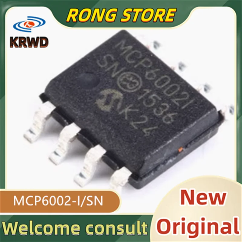 

20PCS MCP6002ISN New and Original Chip IC MCP6002-I/SN MCP6002-I MCP6002 SOP-8