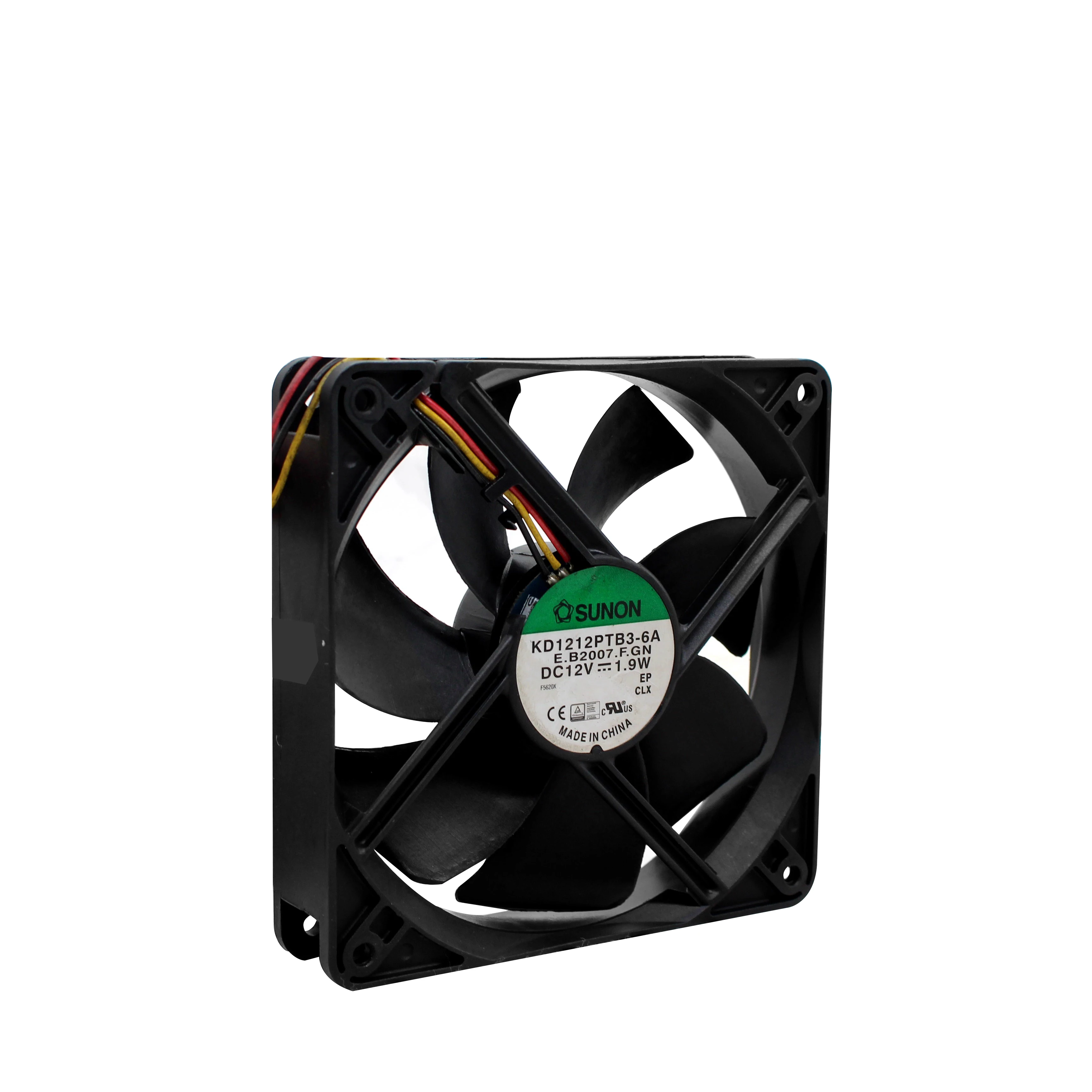 ORIGINAL KD1212PTB3-6A 12V 1,9 W 12025 120*120*25mm nuevo radiador de ventilador de refrigeración