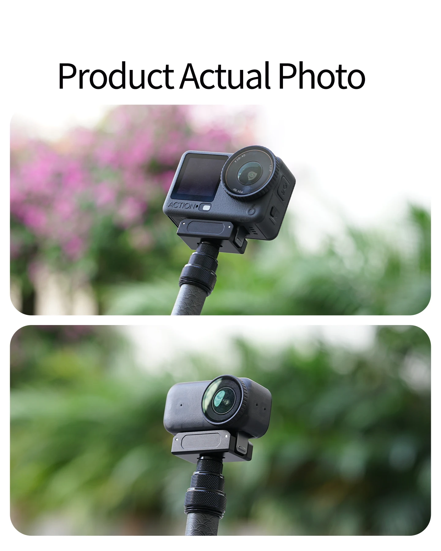 360 drehbarer Stativadapter, magnetische Halterung für DJI Osmo Nano Action 6, Kamera, POV, Vlog, Selfie-Stick, Helm, Schnellwechselhalterung – Detail 2