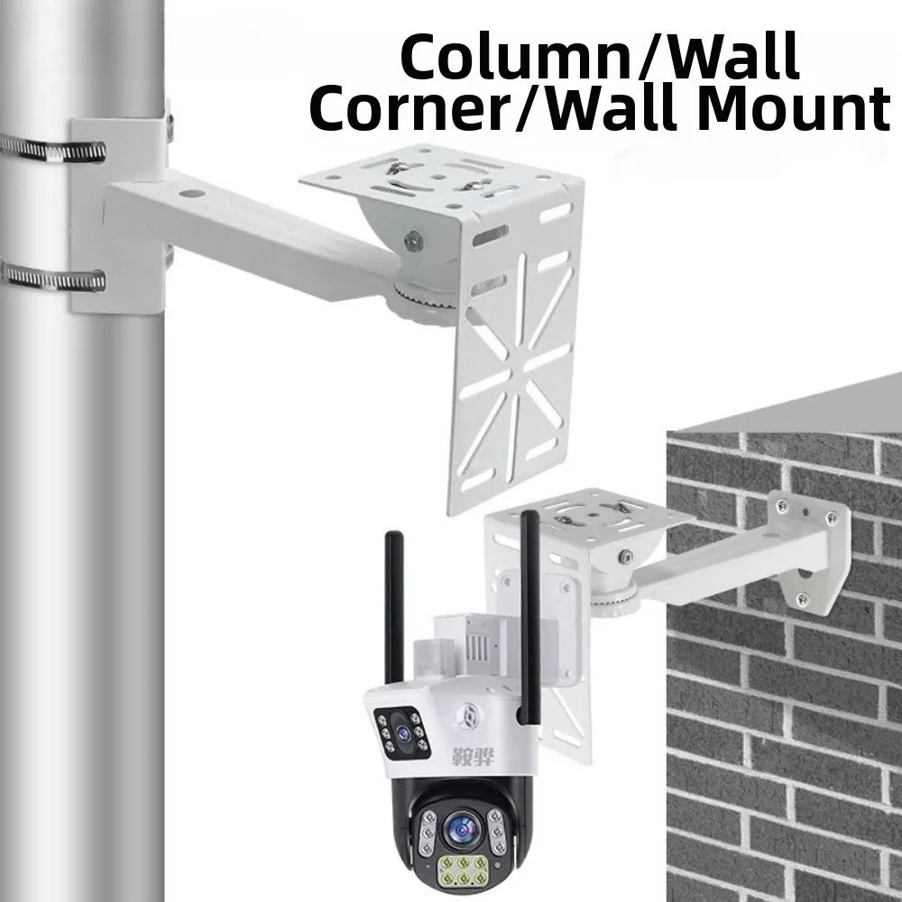 L Shape Camera Bracket Adjustable Angle Wall Mount Security Camera Mount Durable Duckbill Pole Mount Bracket Ceiling