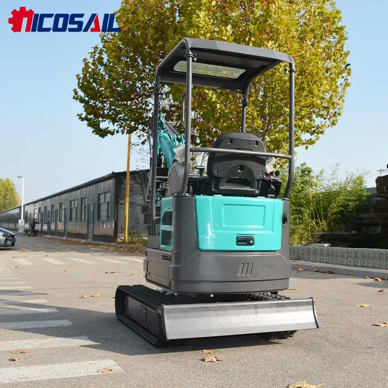 Farm Essential Mini 2t Excavator – Durable, Easy to Operate for Small Plot Cultivation, Animal Pen Setup & Fence Installation