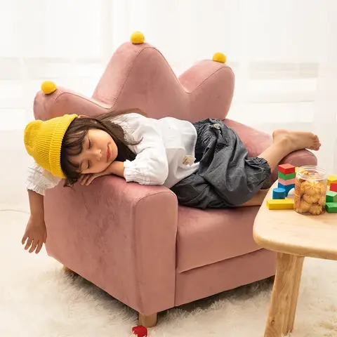 어린이용 푸프 안락 의자, Lazychild 소파, 여아용 안락 의자, 작은 어린이 독서 소파, Sofazinho 어린이 침대 미니