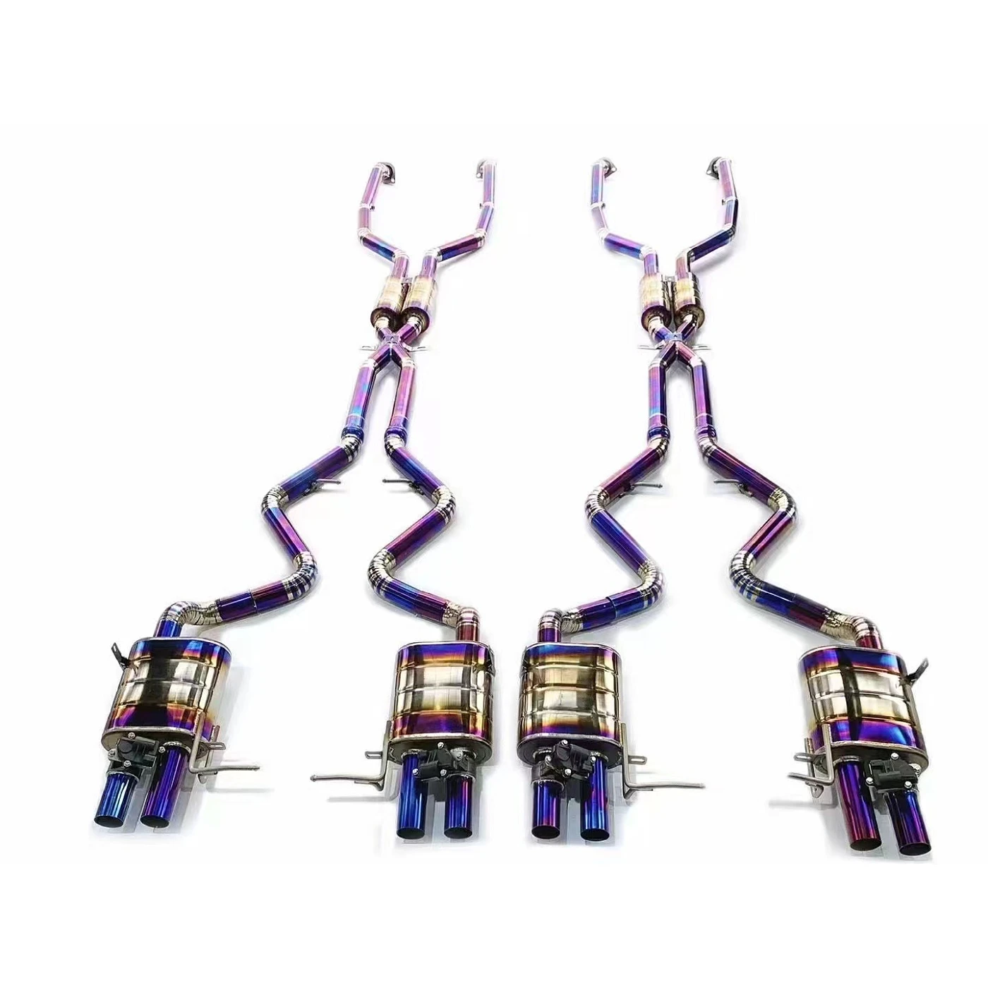 AKS Titanium Exhaust Catback For BMW M3 E90 E92 E93 Exhaust System