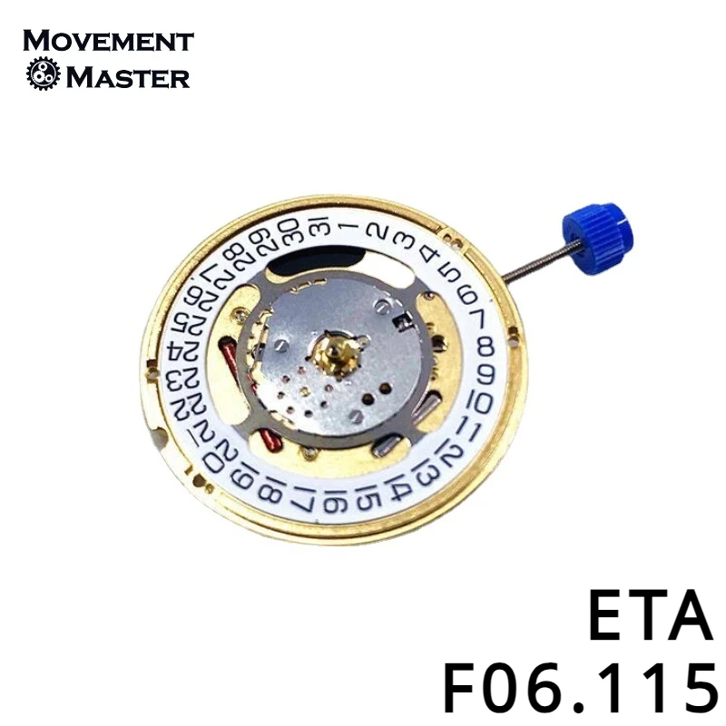 

Swiss Brand New Original ETA F06.111 Movement F06.115 Quartz Movement Date At 3/6 Watch Movement Accessories