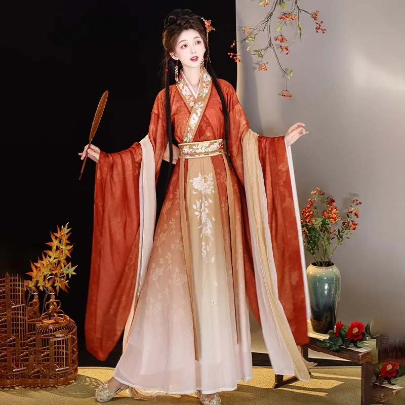 Chinese Modern Hanfu Dress Women Ancient Tang Suit Tang Dynasty Princess Gown Robes Kimono Ancient Hanfu Dance Cosplay Costume