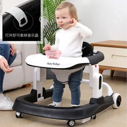 LazyChild Baby Walker Pushes Foldable U-shaped Baby Walker Anti-o-leg Multifunctional Walker Push Car For Kids Baby Walker 2023