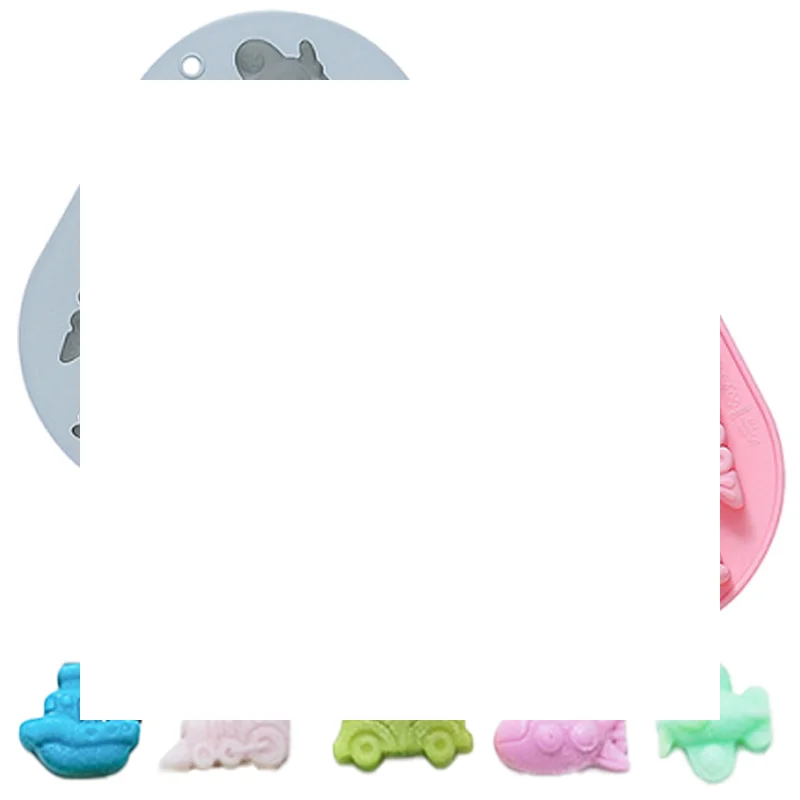 

Silicone Mold Vehicles Transportation Mold Sailboat Airplane Truck Car Fondant Mold For Chocolate Jelly Candy Party Decoration