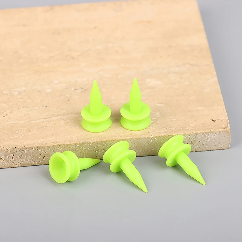 New 50Pcs/Pack Professional Golf Tees 25MM 0.98' Castle Green Golfer Accessory Plastic Golf Tees Perfect For Teeing The Ball
