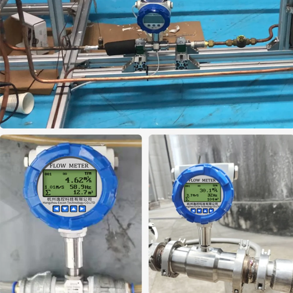 1inch 1/2 DN32 DN40 Turbine Flow Meter With Display Water Hydraulic Oil Diesel Flowmeter LWGY