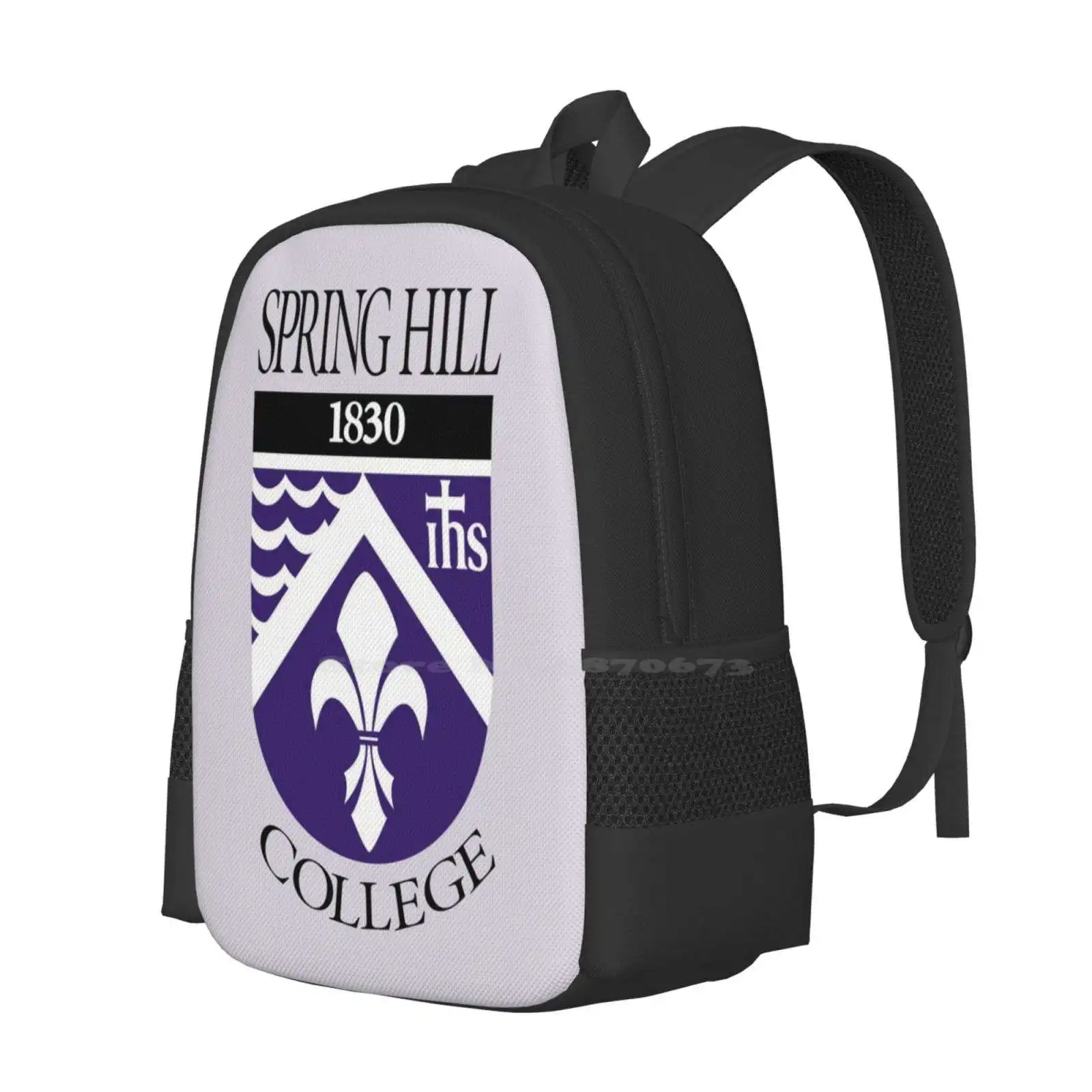 Spring Hill College Bag Backpack For Men Women Girls Teenage Spring Hill College Logo Spring Hill College Student Spring Hill