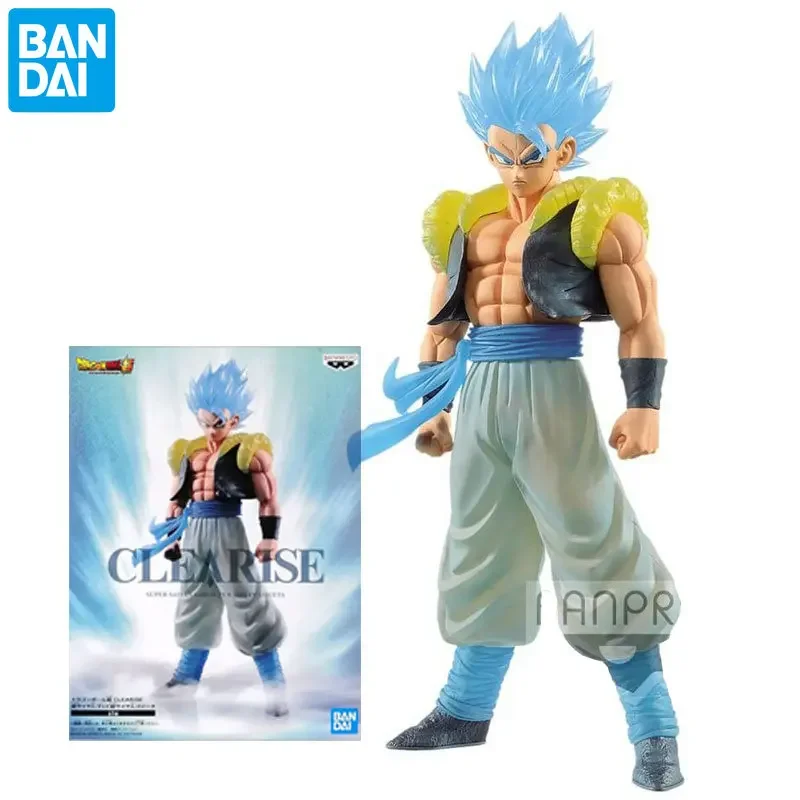 In Stock Bandai Dragon Ball Super Clearise Blue Hair Gogeta 18209 Original Action Figure Collectible Model Toys for Boys 20cm