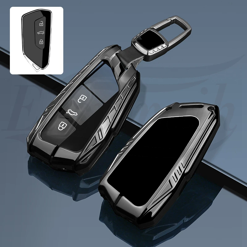 

Car Zinc Alloy Silicone Key Case Holder For Volkawagen VW Golf 8 MK8 For Octavia 4 8 A8 MK4 VAG Group Car Fashion Styling