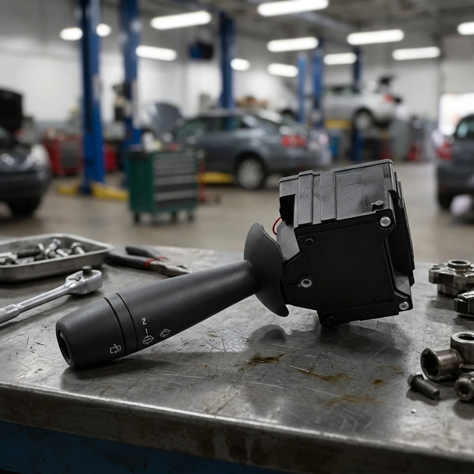 13-pin Connector Wiper Switch Plastic Housing Easy Installation Speed Adjustment Car Maintenance And Repair Parts