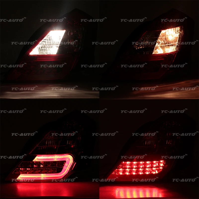 For Geely Emgrand EC7 EC718 2013 Car Rear Tail Light Tail BrakeLamp Turn Sinal Light With Bulbs Accessories