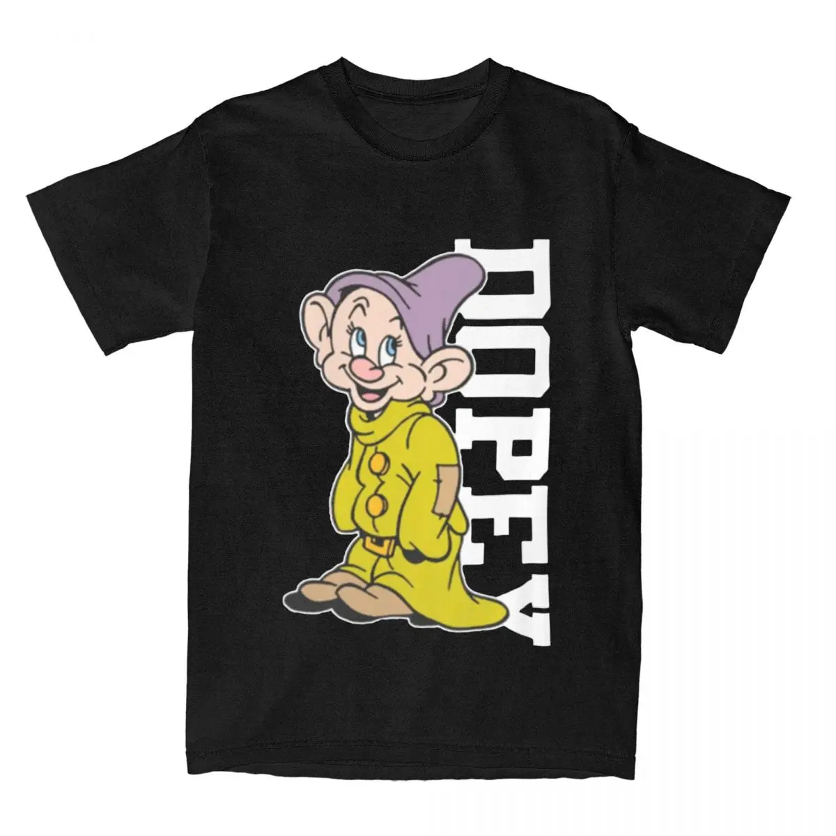 Snow White Tee Shirt Dopey Dwarf Cute Face I\'m Dopey T Shirts for Men Women 100% Cotton Awesome T-Shirts Short Sleeve Clothing