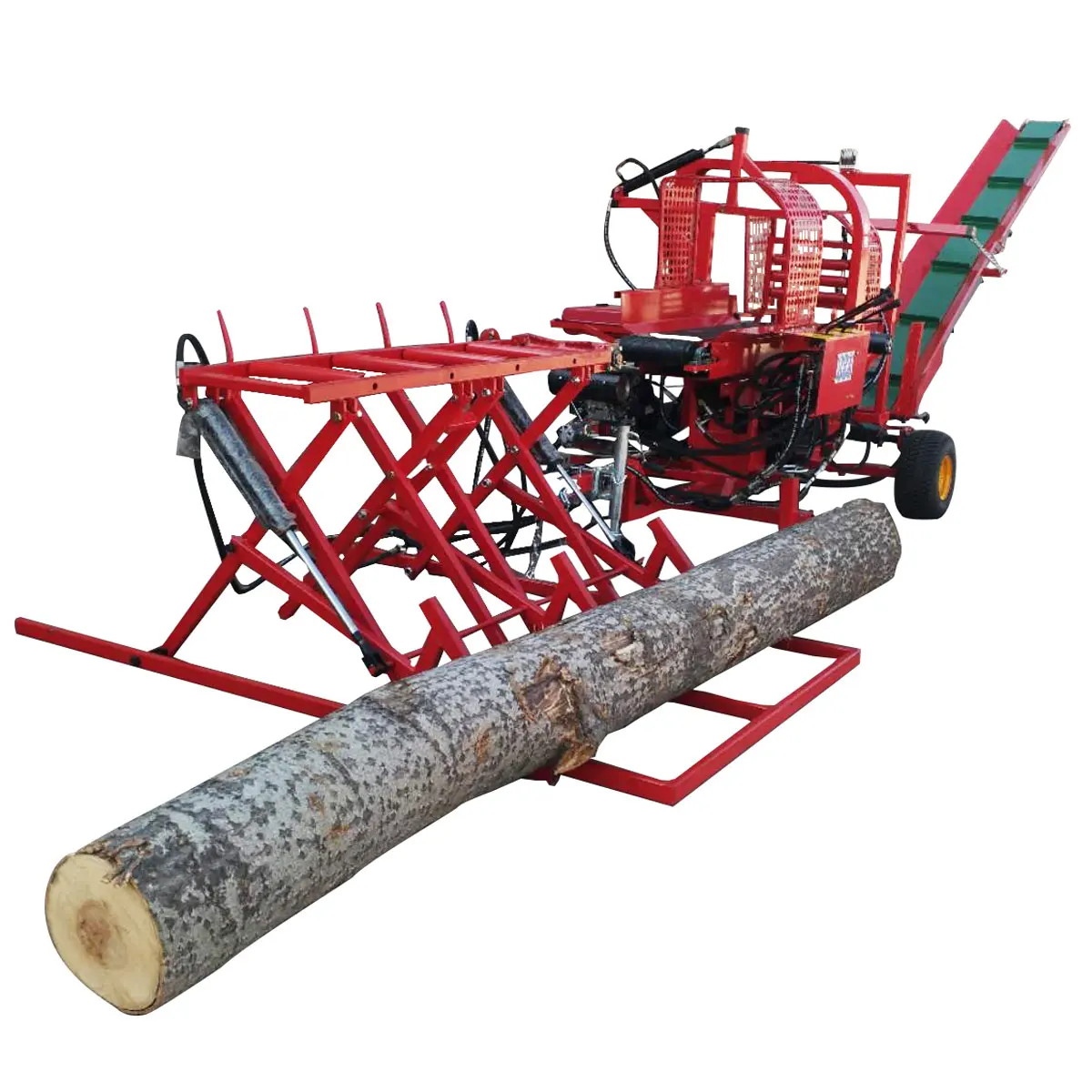 Brand New Firewood Processor Hydraulic Saw Wood Splitter Wood Cutting Machine EPA Approved Full Hydraulic with All Accessories