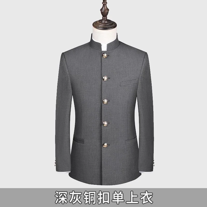 Costume de performance pour hommes, O576Zhongshan, costume Stand UR, robe de groupe de meilleurs hommes, chœur