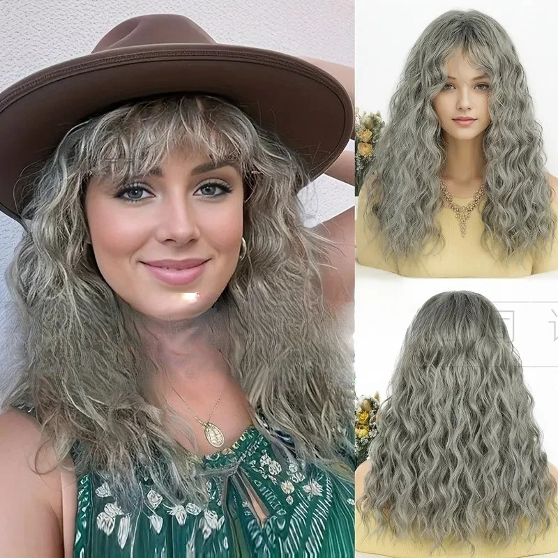 

Female wig chemical fiber high temperature silk rose mesh mechanism African small roll headgear wigs