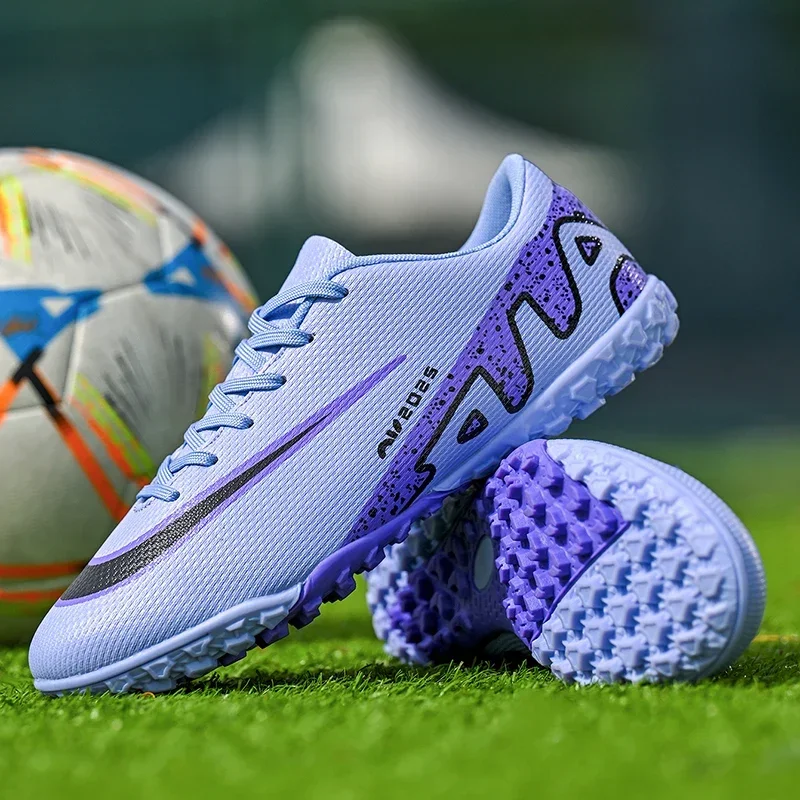 

New Men Soccer Shoes TF/FG Futsal Indoor Sport Match Training Kids Football Boots Cleats Grass Ankle Hot-selling High-quality