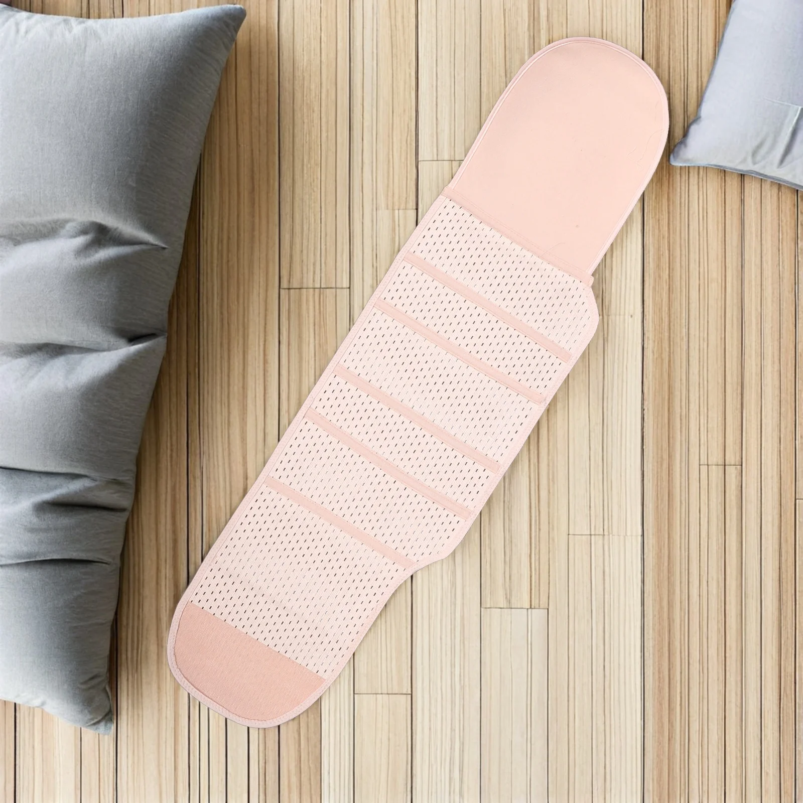 2pcs Postpartum Abdominal Binder Breathable Belly Band Adjustable Waist Support Hook Loop Fastener Skin- Shaping