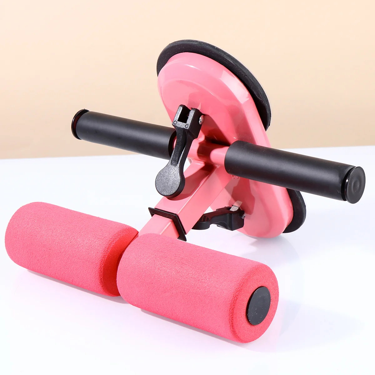 كوب شفط مزدوج مدرب البطن 22 سنتيمتر شريط اللياقة البدنية للخصر البطن ممارسة الجلوس المساعدة أداة الساق معدات تدريب العضلات