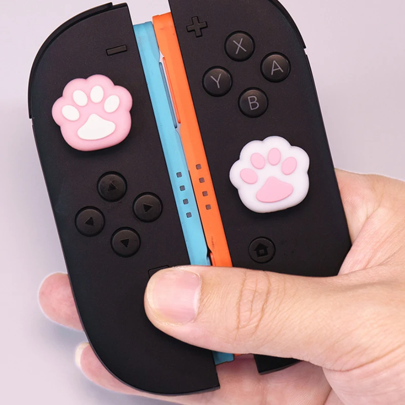 2 protections souples en forme de griffe de chat pour joysticks de manettes Nintendo Switch 2/NS2 Joy-Con