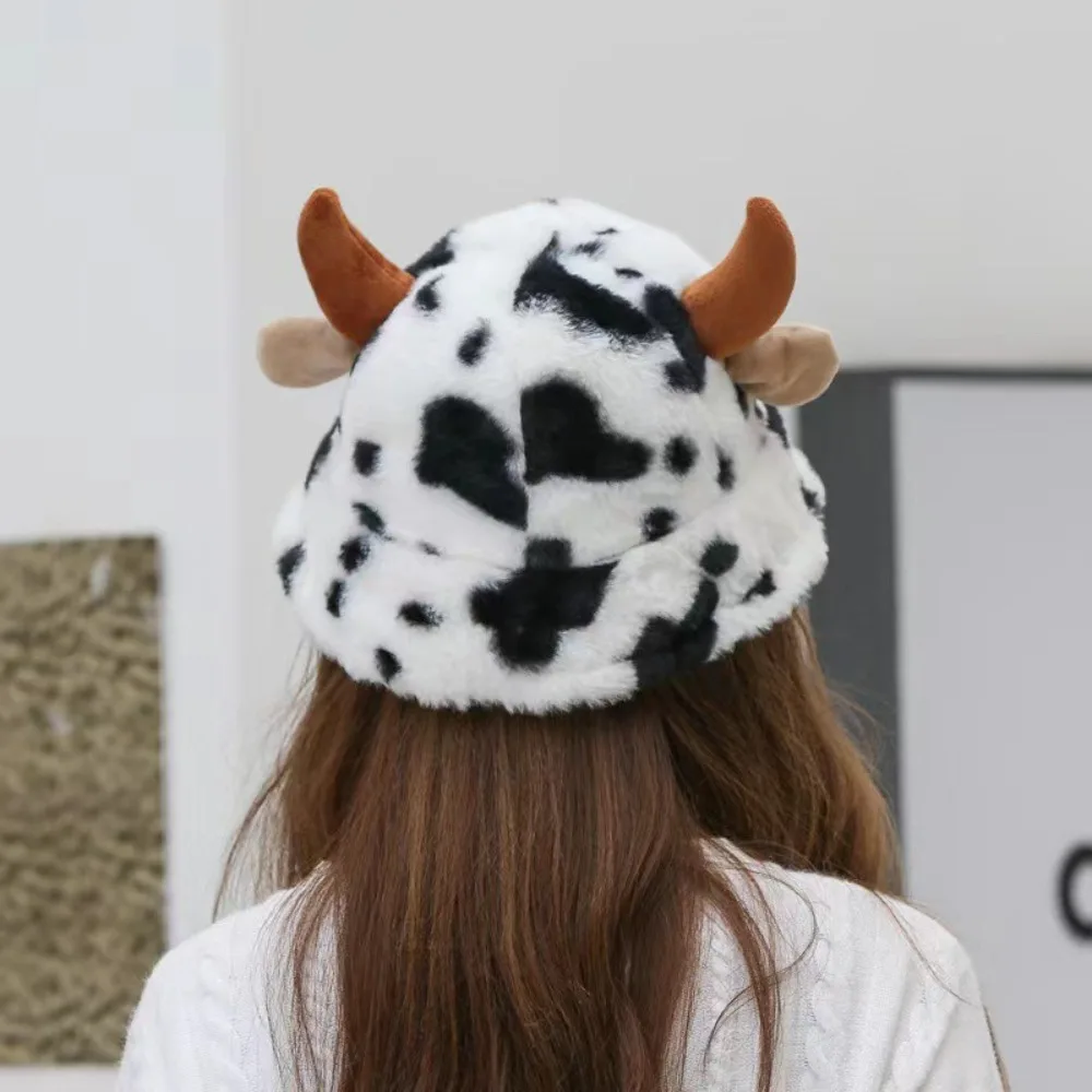 Sombrero de cubo peludo de piel sintética a la moda para mantener el calor, gorro cálido y esponjoso informal, gorro calentador de Hip Hop Unisex para mujer y hombre