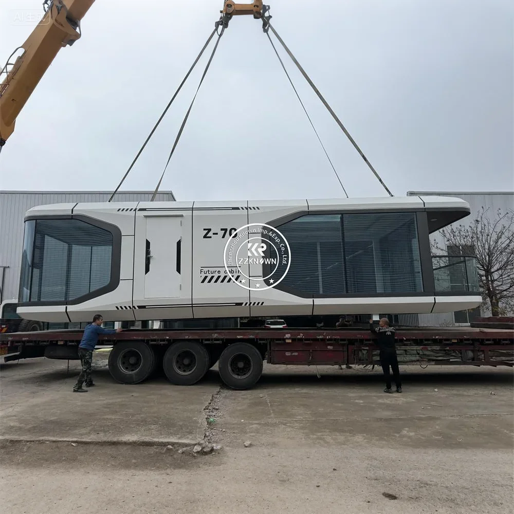 Extendable Prefab House Space Capsule Bed Cabin Hotel Container Home Outdoor Mobile Tiny House Luxury Capsule House for Tourism