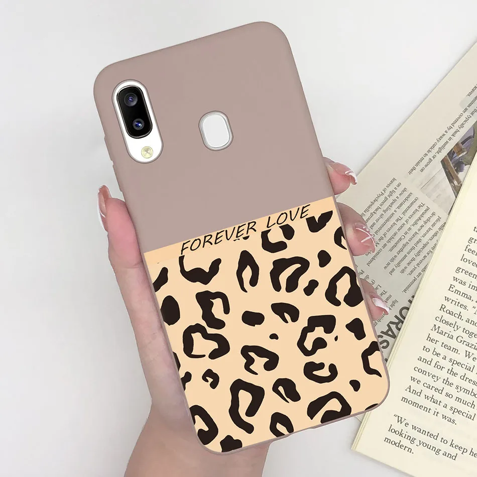 For Samsung A30 A30S Phone Case Trendy Pattern Soft Matte Silicone Back Cover For Samsung Galaxy A30 S A 30 Funda Shell Coque