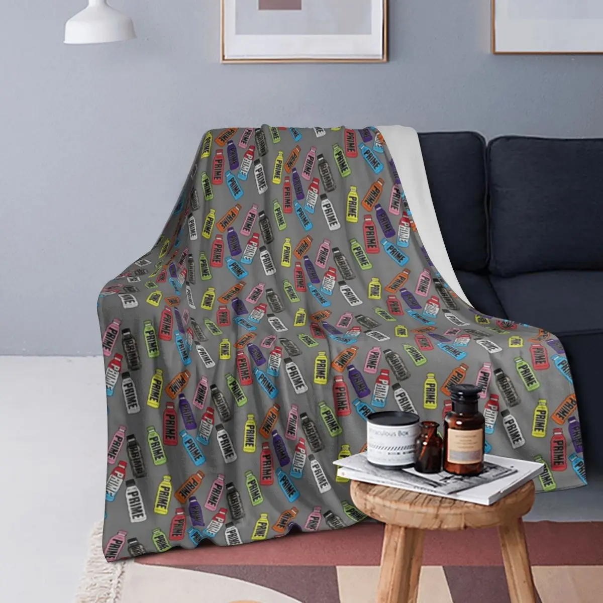 

Prime Hydration Blankets Soft Warm Flannel Throw Blanket Plush for Bed Living room Picnic Travel Home Couch