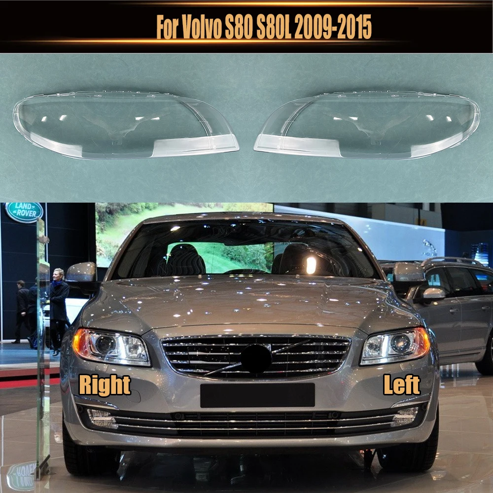 For Volvo S80 S80L 2009-2015 Car Front Headlight Cover Auto Headlamp Lampshade Lampcover Head Lamp light glass Lens Shell