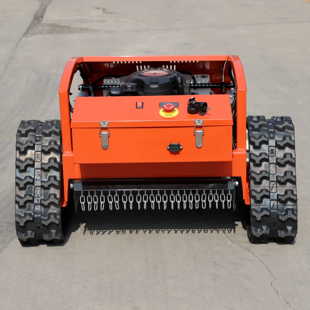 Mesin Pemotong Rumput Putar Nol Mesin Pemotong Rumput Remote Control Perayap Gas Pemakan Gulma Robot Mesin Pemotong Rumput Robot Kecil