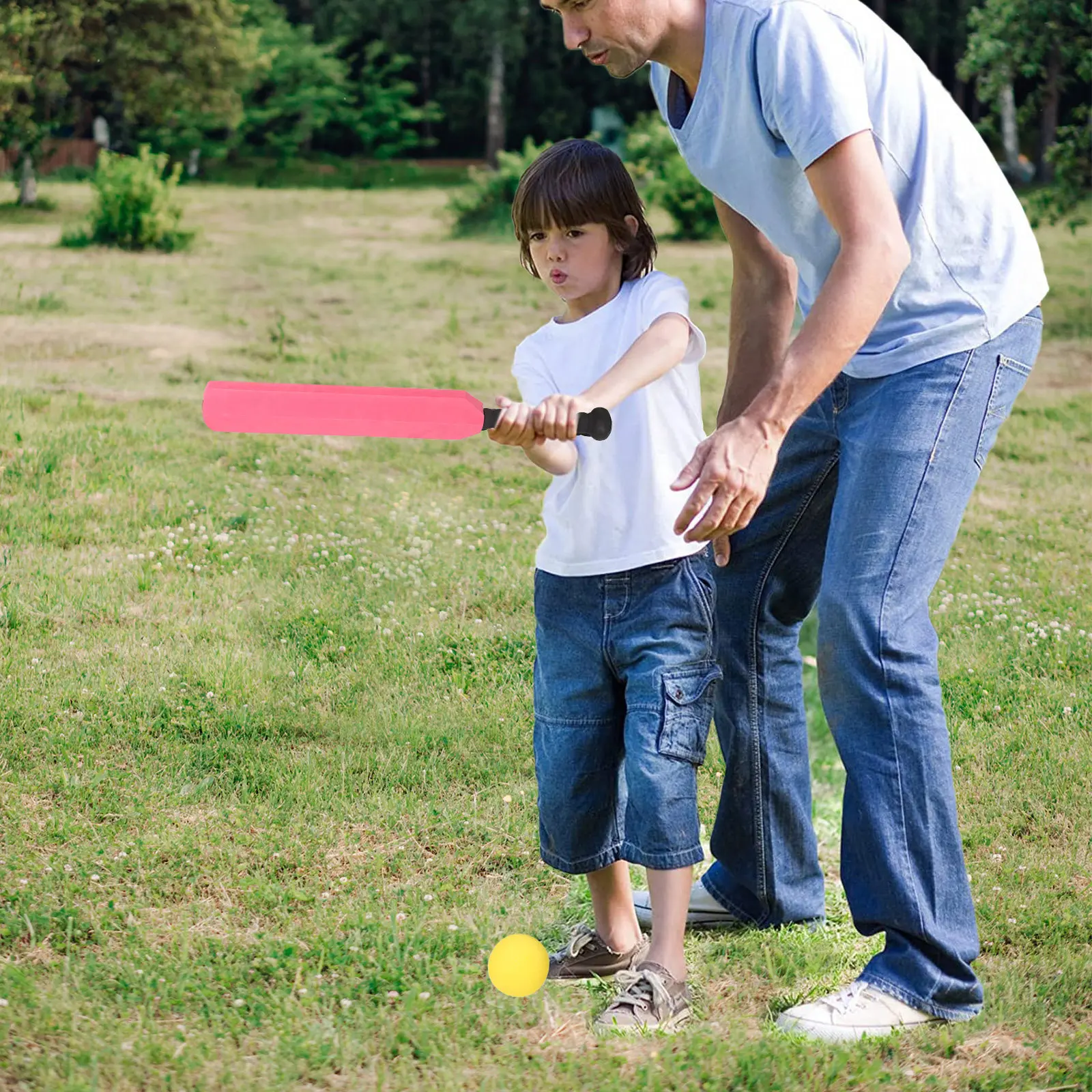 

Набор для крикета: бита для детей, многофункциональная бейсбольная бита, мягкая бита из ЭВА, набор мячей, тренировочное оборудование для юных игроков