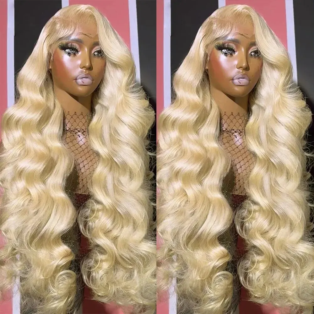 Rosabeauty Blonde Lace Front Wig Human Hair Glueless Wig 613 Hd Lace Frontal Wig 13X6 Body Wave Human Hair Wigs 13X4 Hd Lace Wig