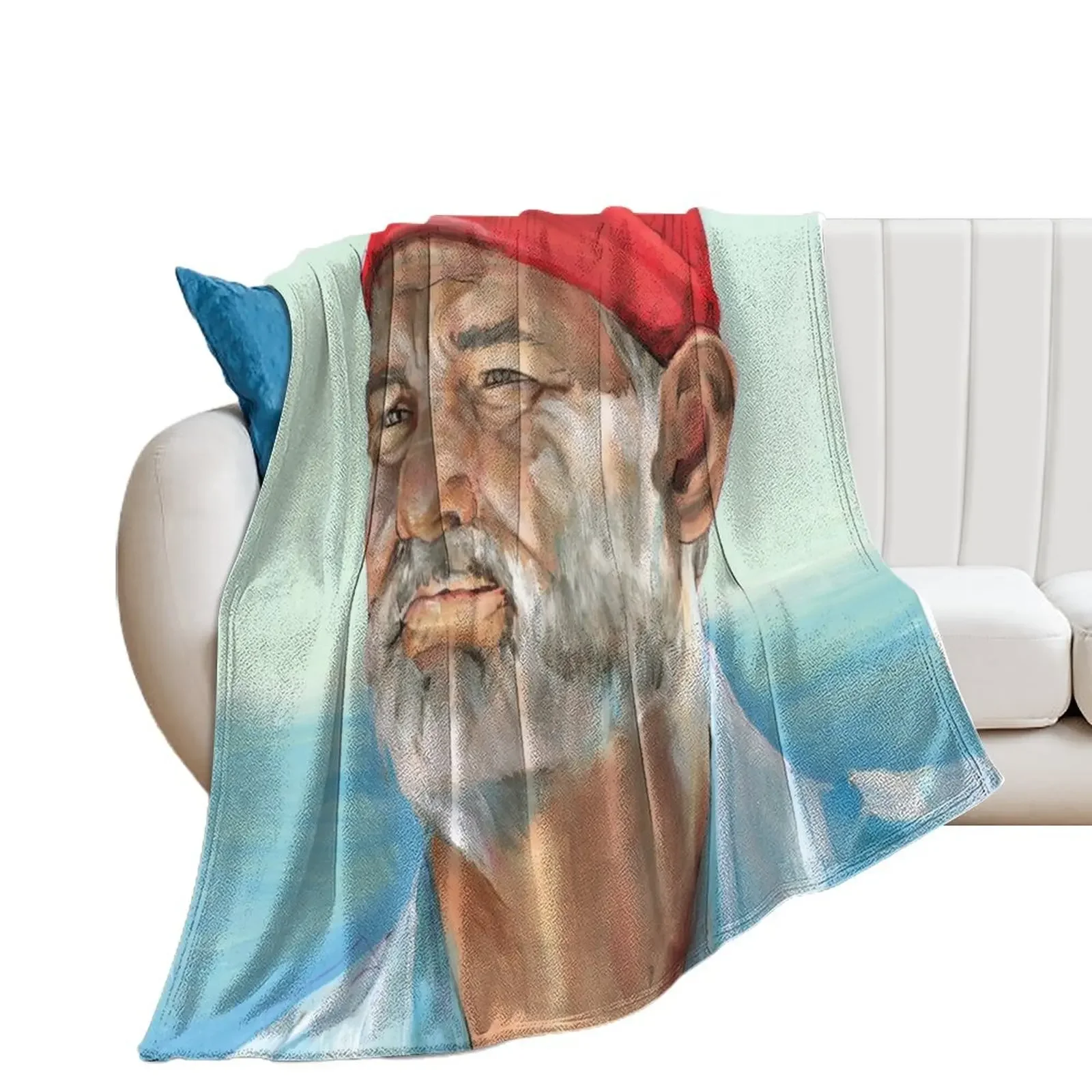 Bill Murray Steve Zissou Throw Blanket Camping Soft Beds For Sofa Thin Bed Blankets