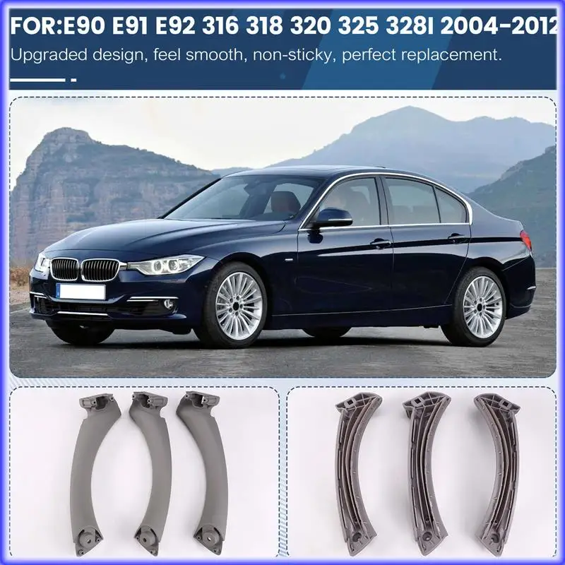 

A82E-Door Pull Handle Set Replacement For BMW 3 Series E90 E91 E92 316 318 320 325 328I 2004-2012