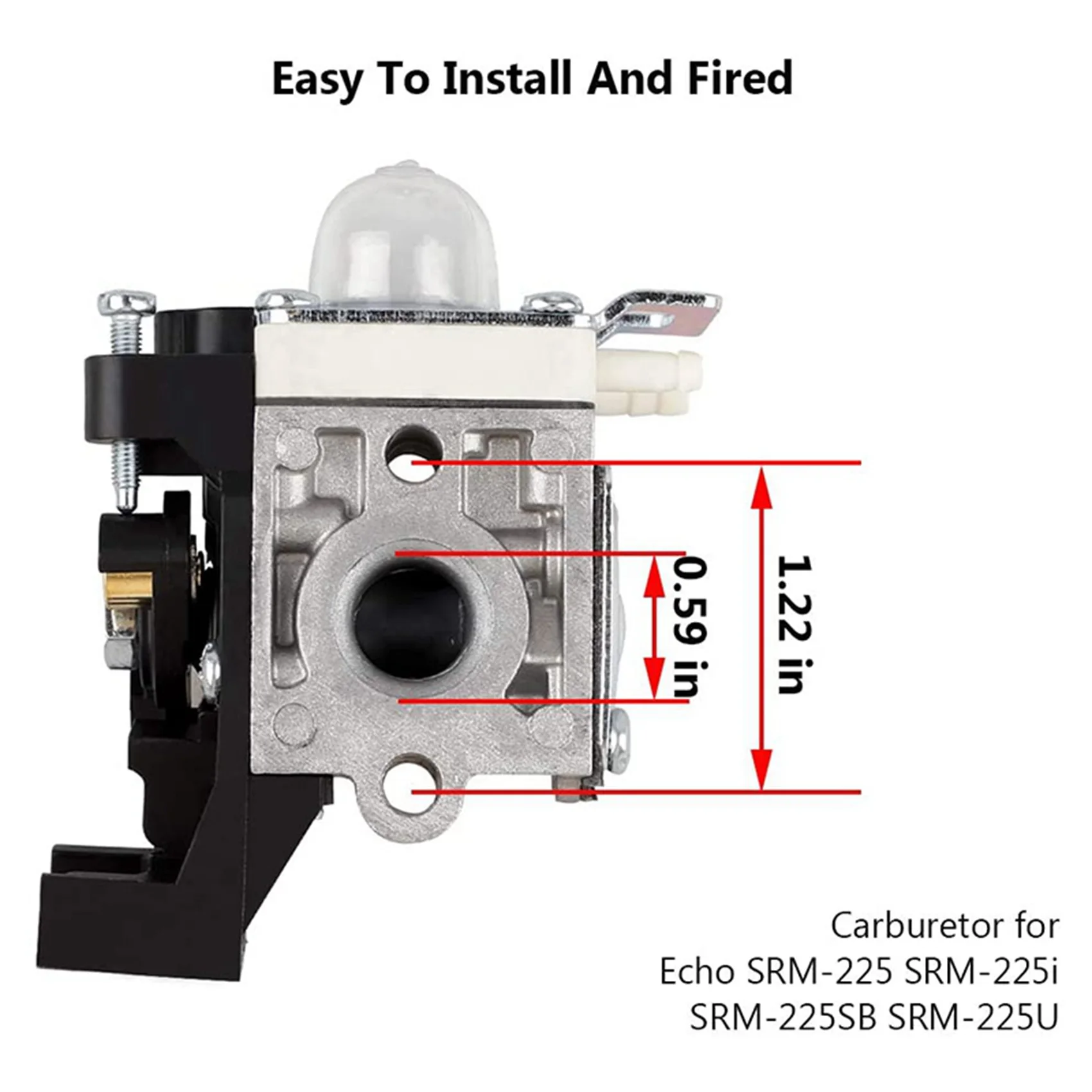 A50U 2X SRM225 PAS225 Carburetor Tune Up Kit For Echo SRM-225 PAS-225 A021001692 Weed-Eater String Trimmer Carburetor